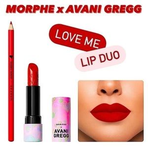 •HP•MORPHE x AVANI GREGG -Lip Duo- LOVE ME (red) Retired Colors Collection​